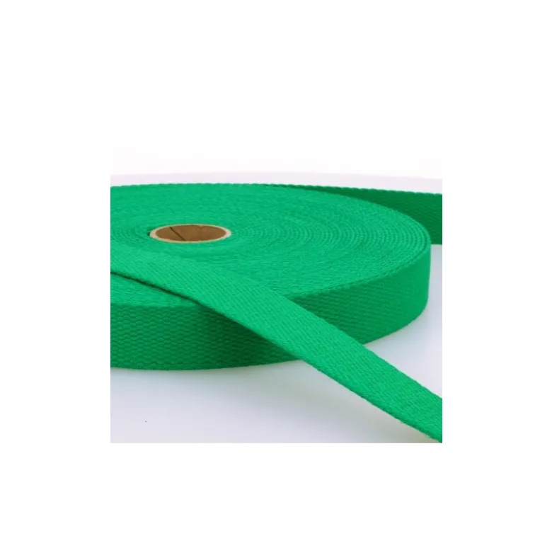 Sangle renforcée en coton pour sac coloris Vert foncé
