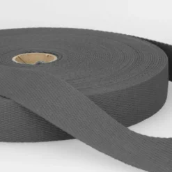 Sangle renforcée en coton pour sac coloris Gris Anthracite