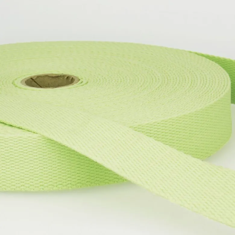 Sangle renforcée en coton pour sac coloris Menthe