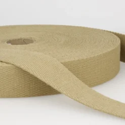 Sangle renforcée en coton pour sac coloris Sable