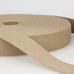 Sangle renforcée en coton pour sac coloris Beige