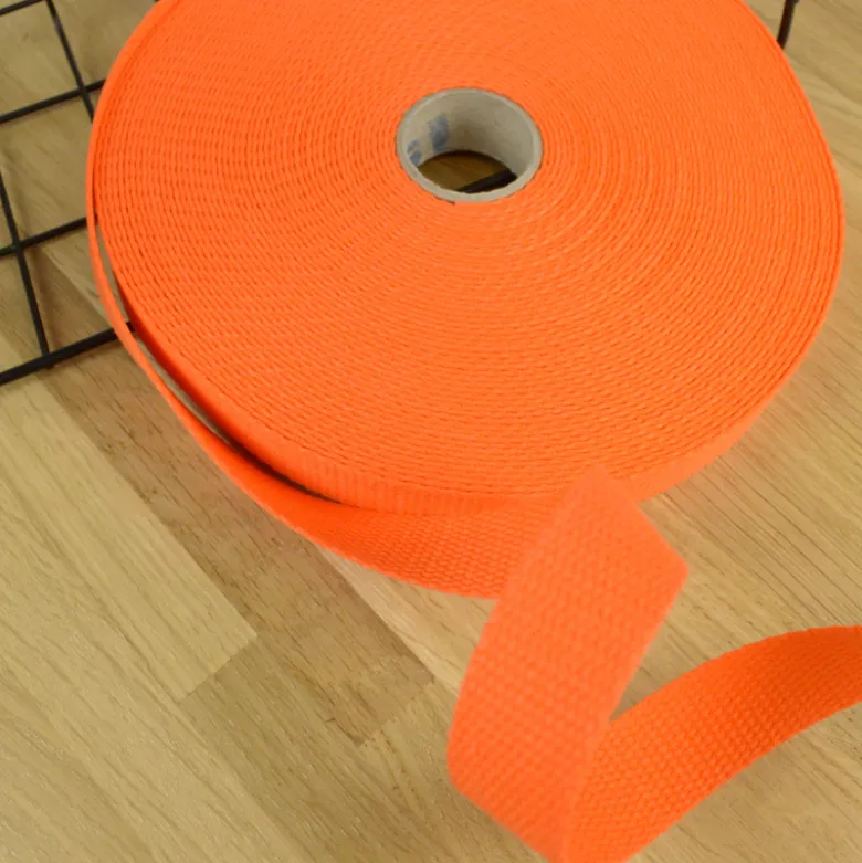 Sangle renforcée en coton pour sac coloris Orange