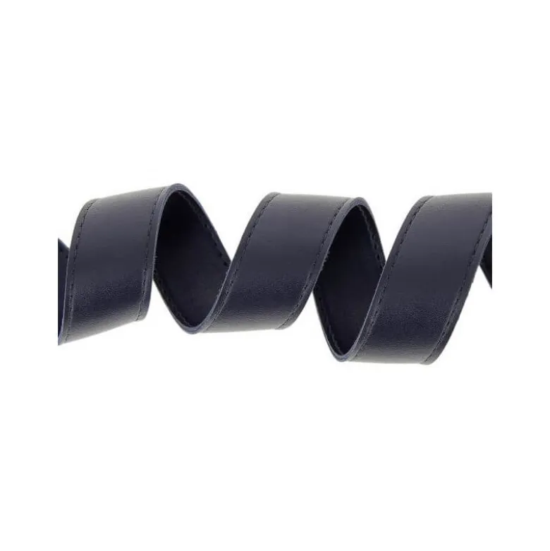 Sangle simili cuir pour la maroquinerie 25mm Marine