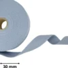 Sangle souple 30mm en coton - Bleu jean