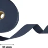 Sangle souple 30mm en coton - Bleu marine