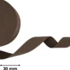 Sangle souple 30mm en coton - Marron