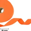 Sangle souple 30mm en coton - Orange