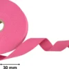Sangle souple 30mm en coton - Rose
