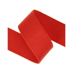 Sangle souple 38mm en coton - Rouge