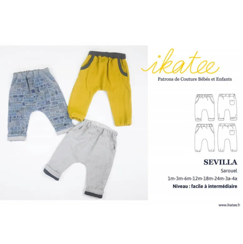 Sarouel mixte SEVILLA du 1 mois au 4 ans