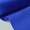 Satin doupion duchesse polyester bleu royal .