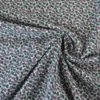 Seersucker motif cerises prune et vertes fond écru
