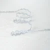 Serpentine Croquet Lurex Argent - 10.5mm