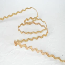 Serpentine Croquet Lurex Or - 10.5mm