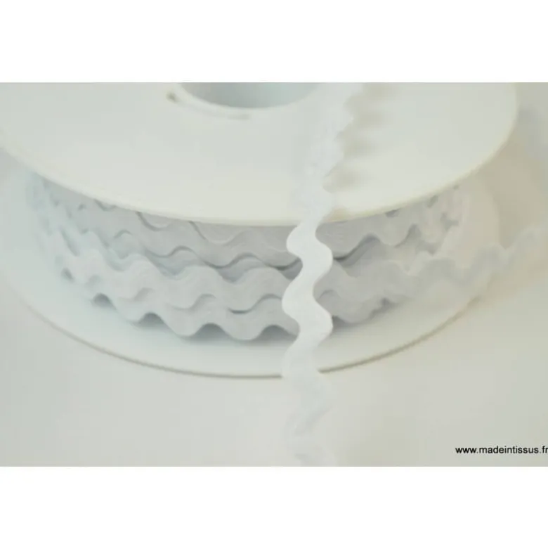 Serpentine Croquet uni Blanc 9mm x1m