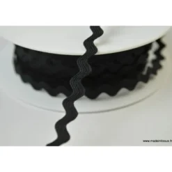 Serpentine Croquet uni Noir 9mm x1m