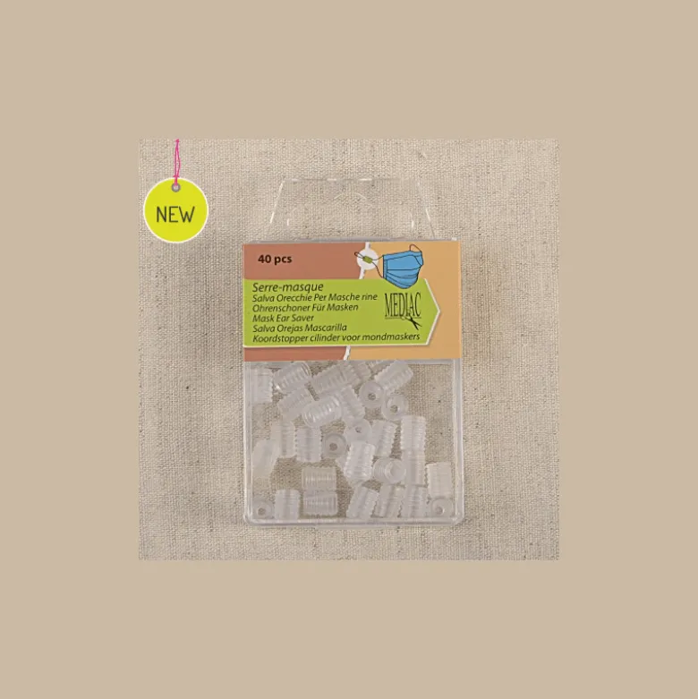 Serre masque transparent