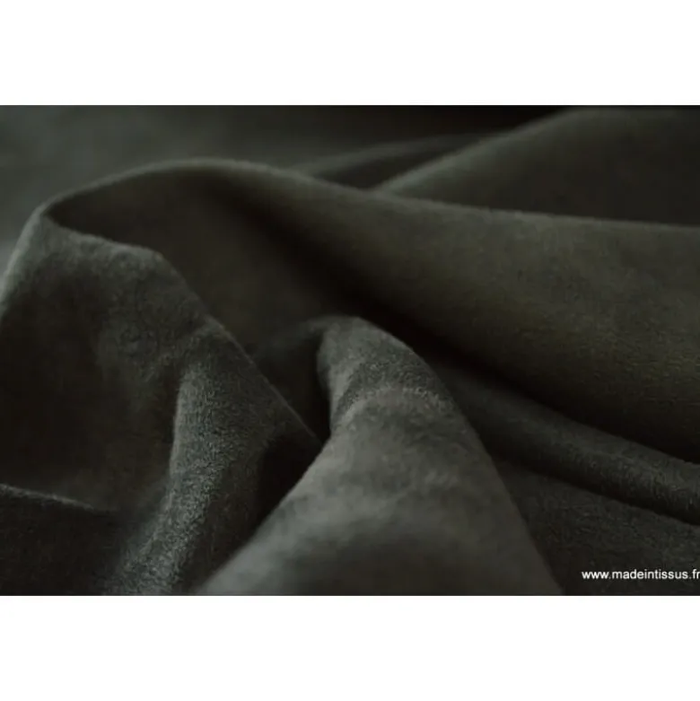 Suedine ameublement anthracite