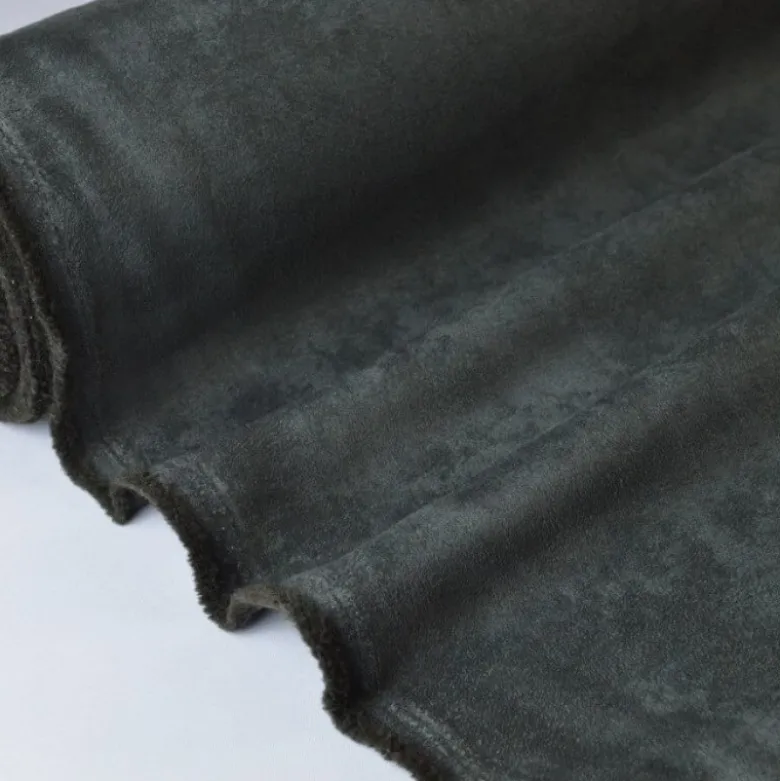 Suedine ameublement anthracite