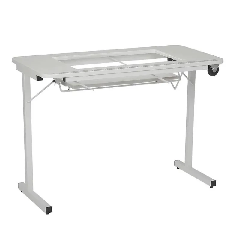 Table de couture pliante - Blanche