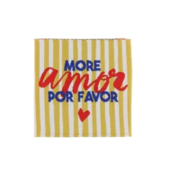 Étiquette tissée - More Amor Por Favor