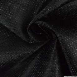 Tissu antidérapant sergé polyester noir