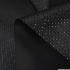 Tissu antidérapant sergé polyester noir