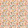 Tissu Begonia en coton motif fleurs fond blanc - OEKO TEX
