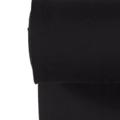 Tissu Bord-côte côtelé - Noir