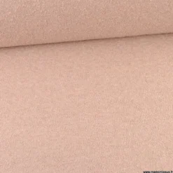 Tissu bouclette d'ameublement Beira rose poudré