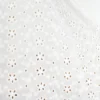 Tissu broderie anglaise coton blanc - Eusébie