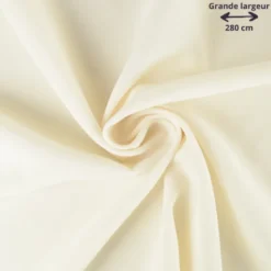 Tissu Burlington en grande largeur - Ecru