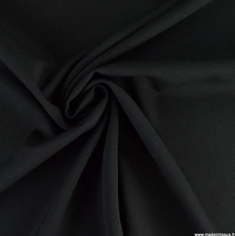 Tissu Burlington Noir au mètre