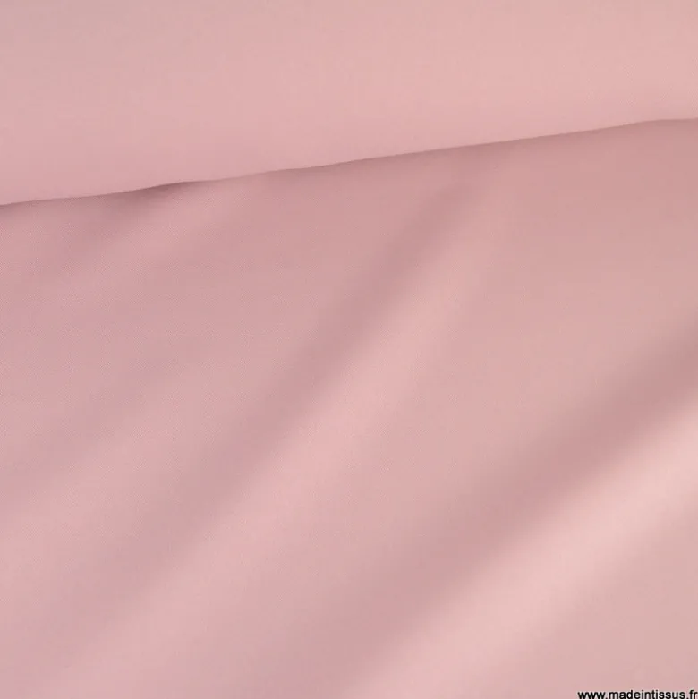 Tissu Burlington rose pâle au mètre