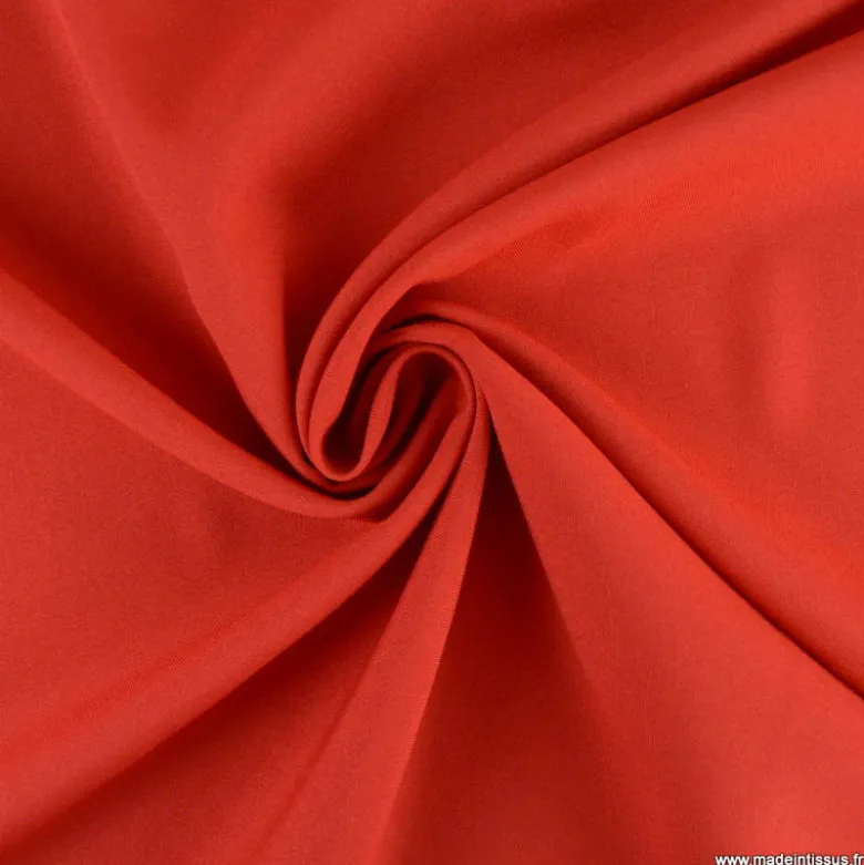 Tissu Burlington Rouge au mètre