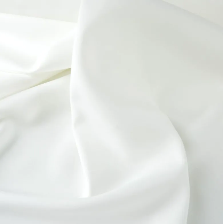 Tissu Burlington Stretch Blanc cassé