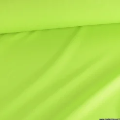 Tissu Burlington vert anis au mètre