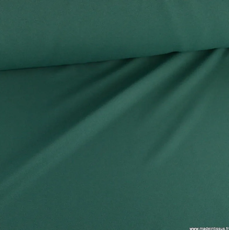 Tissu Burlington vert bouteille au mètre