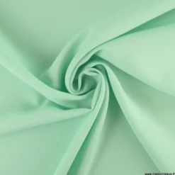 Tissu Burlington vert menthe au mètre