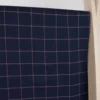 Tissu à carreaux Bleu marine et Rose