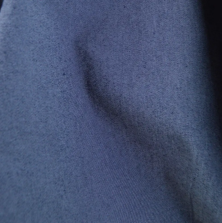 Tissu chino sergé Stretch Bleu jean