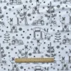 Tissu à colorier Hansen motifs rênes de Noël et sapins - OEKO TEX