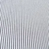 Tissu coton chambray à rayures chocolat - OEKO TEX