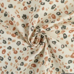 Tissu coton Enduit Felyna motifs léopard