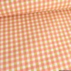 Tissu coton Enduit Kavyo Vichy Sorbet et rose