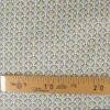 Tissu coton Enduit Kolius motif écailles Bleu et blanc