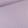 Tissu coton Enduit Retro flowers motif fleurs fuchsia