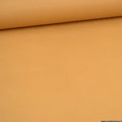 Tissu coton Enduit uni Camel -Oeko tex