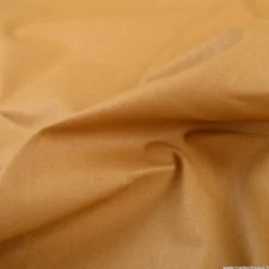 Tissu coton Enduit uni Camel -Oeko tex