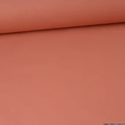 Tissu coton Enduit uni Marsala -Oeko tex